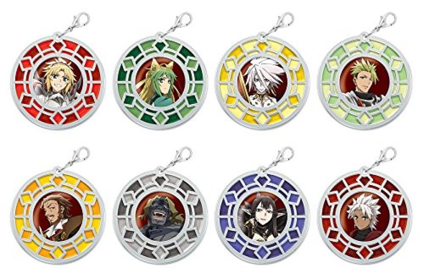 Fate/Apocrypha Коллекция прозрачных витражных брелоков версия red (BOX)