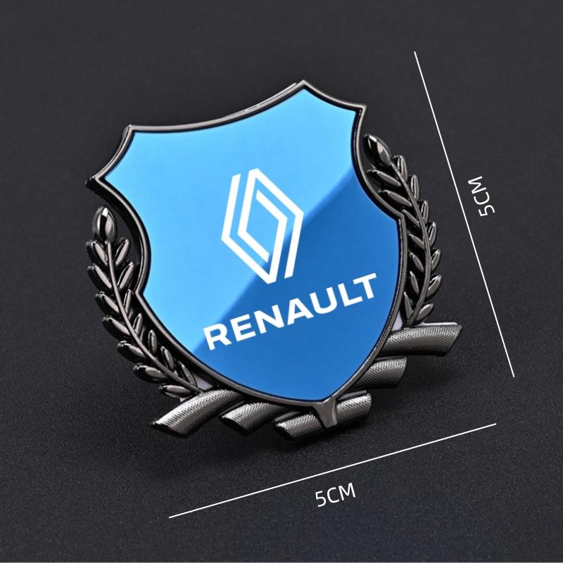 Hub Caps 3D Metal Car Trunk Window Side Emblem Badge Decal Sticker for Renault Clio Megane Trafic Captur Master Logan Kangoo Dus