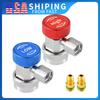 2Pack Adjustable R134A Quick Connector Adapter Coupler Air Conditioning Refrigerant Adjustable AC Manifold Gauge