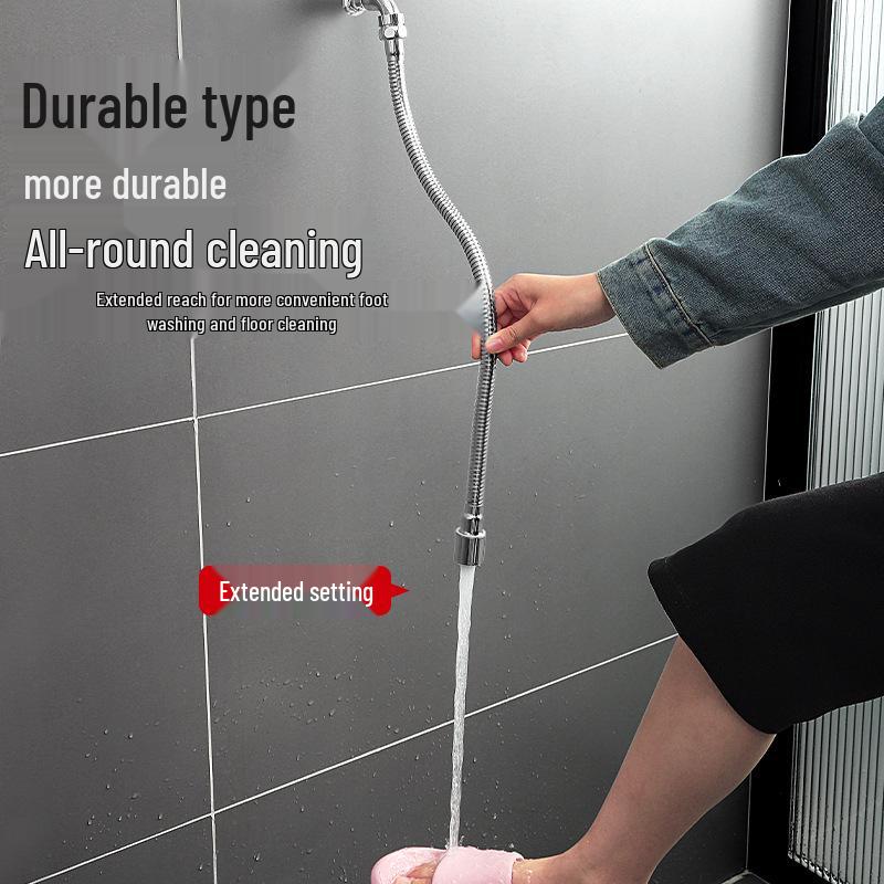 Universal Bendable Faucet Extender: Splash-Proof Aerator for Home Use