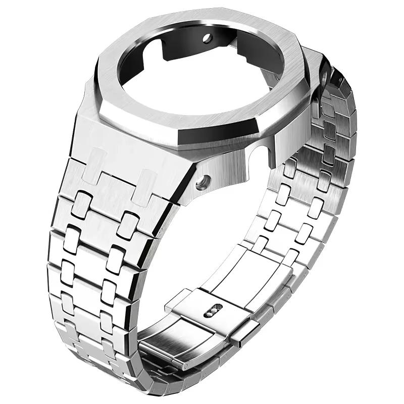 

Gen4 Gen5 Modification Kit for Casioak GA-2100 GMA-S2100 Mod Metal Stainless Steel Case Screw Bezel Strap for GA-2110 GA-B2100 For GA-2100 2110