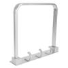 Collapsible Bathroom Rack with Row Hooks Multifunctional WallMounted Towel Shelf Holder for Home