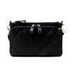 VITAFELICE Quilted Nylon Shoulder Bag for Women, Sib-20031z (Black)