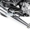 Footrest Holder + Foldable and Side Stand for Simson S51 S70