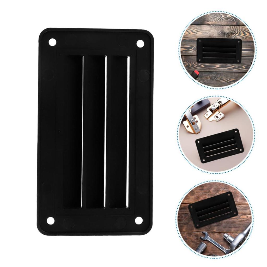 LOORGVEL 2 Vent Window Louvered Plastic Vent Cover Campi