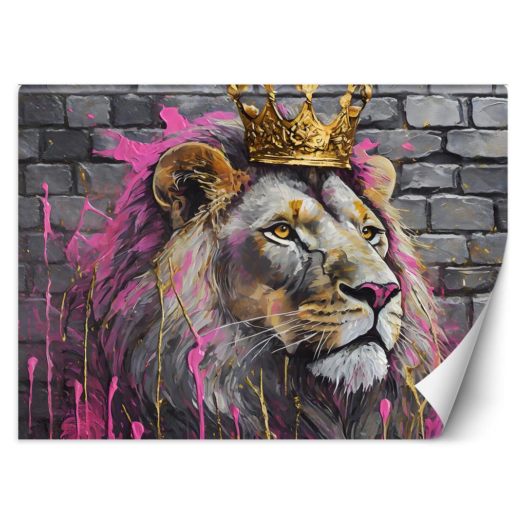 Wallpaper Lion King Pink