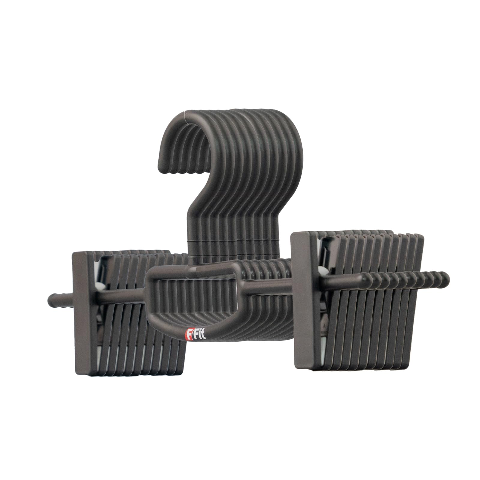 

Базовый набор вешалок-клипс из 10 штук, набор вешалок-клипс из 10 штук, тонкие клипсы для зажима, сушка одежды [Shinko Official] F-Fit Юбки, Брюки, Низ, Вешалки, чёрный