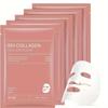 Bio Collagen Face Mask Sheet Peptide Anti-Aging Facial Mask for Skin Brightening Firming Moisturizing and Wrinkle Reduction Treatment