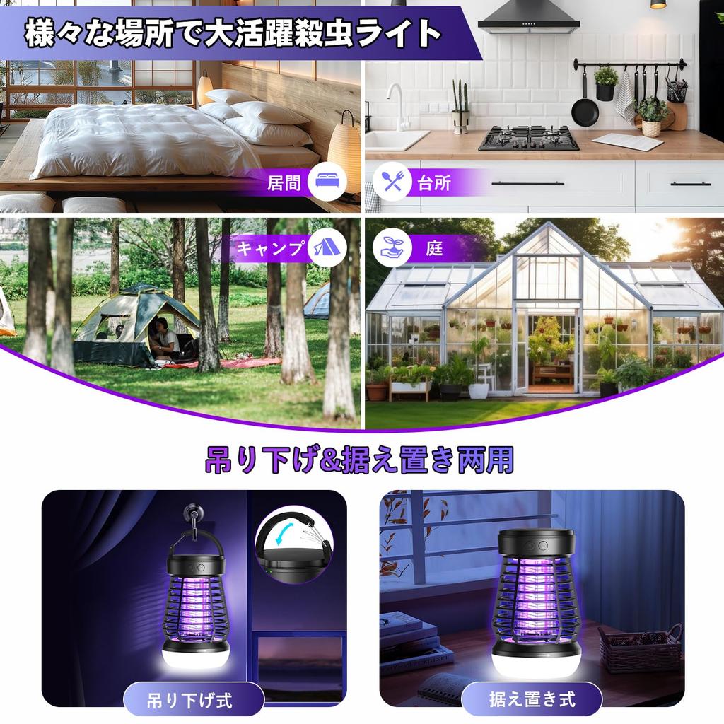 Sungale Electric Insect Killer [Summer 2026 Limited Edition] - Insect Trap, Mosquito Killer, Powerful Electric Insect Killer, 360° Powerful Mosquito R