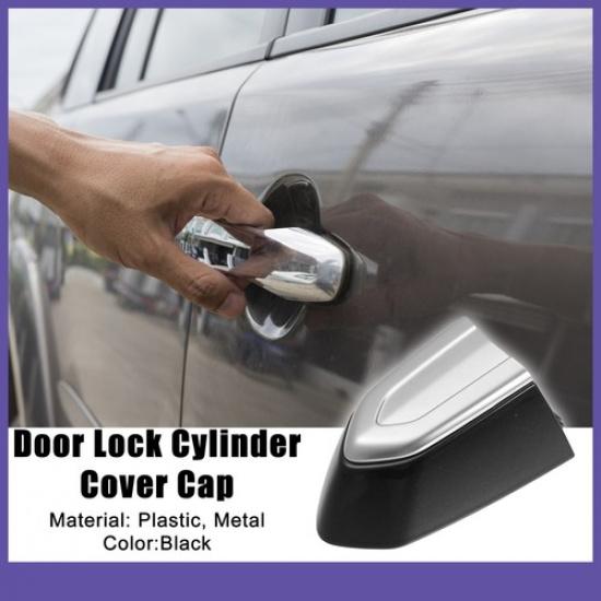 Front Right Door Lock Cylinder Cover Cap ONE  for Cadillac ATS Black