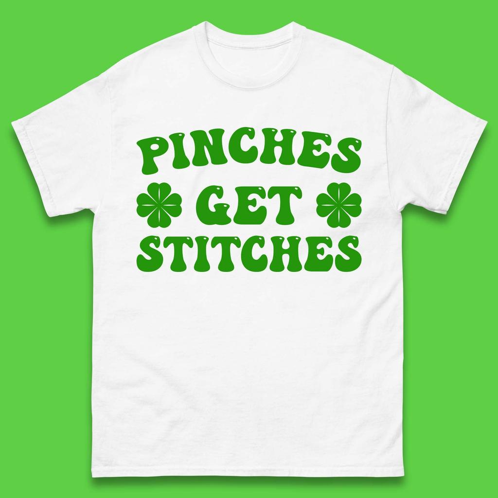 Pinches Get Stitches Mens T-Shirt Womens Tops Tees