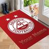 Custom Name Aberdeen Crystal Velvet Floor Rug Personalized Text Soft Carpet Home Decor