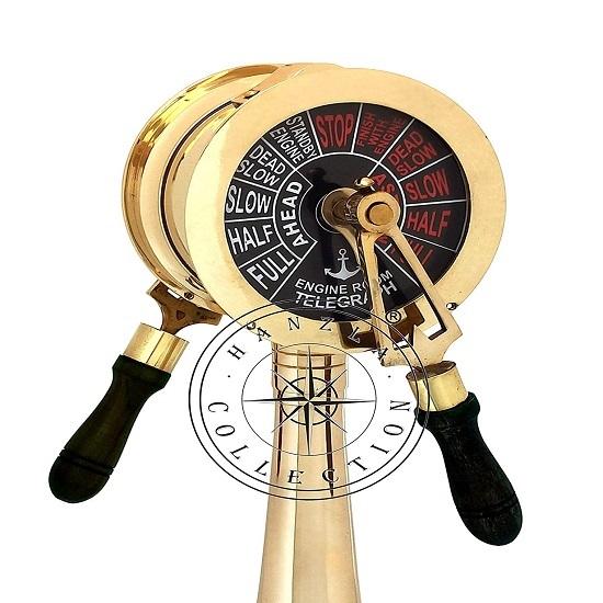 Marine Brass Telegraph Engine Order Room Collectible Nautical Decor