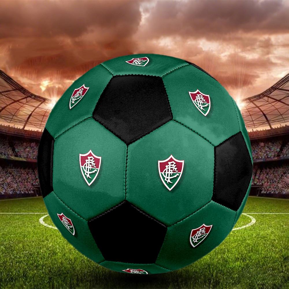 Fluminense FC Soccer Ball Colorful All Ages Machine Stitched PVC Competition Ready Durable High-Bounce.SIZE5