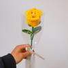 Artificial Flower Long-Lasting Never Wither Hand-Made Twist Sticks Silk Flowers Realistic Faux Floral Arrangement Home Decor