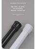 Telescopic Punch-Free Shower, Curtain, & Clothes Drying Rod for Bathroom, Balcony, Bedroom, or Wardrobe Support.