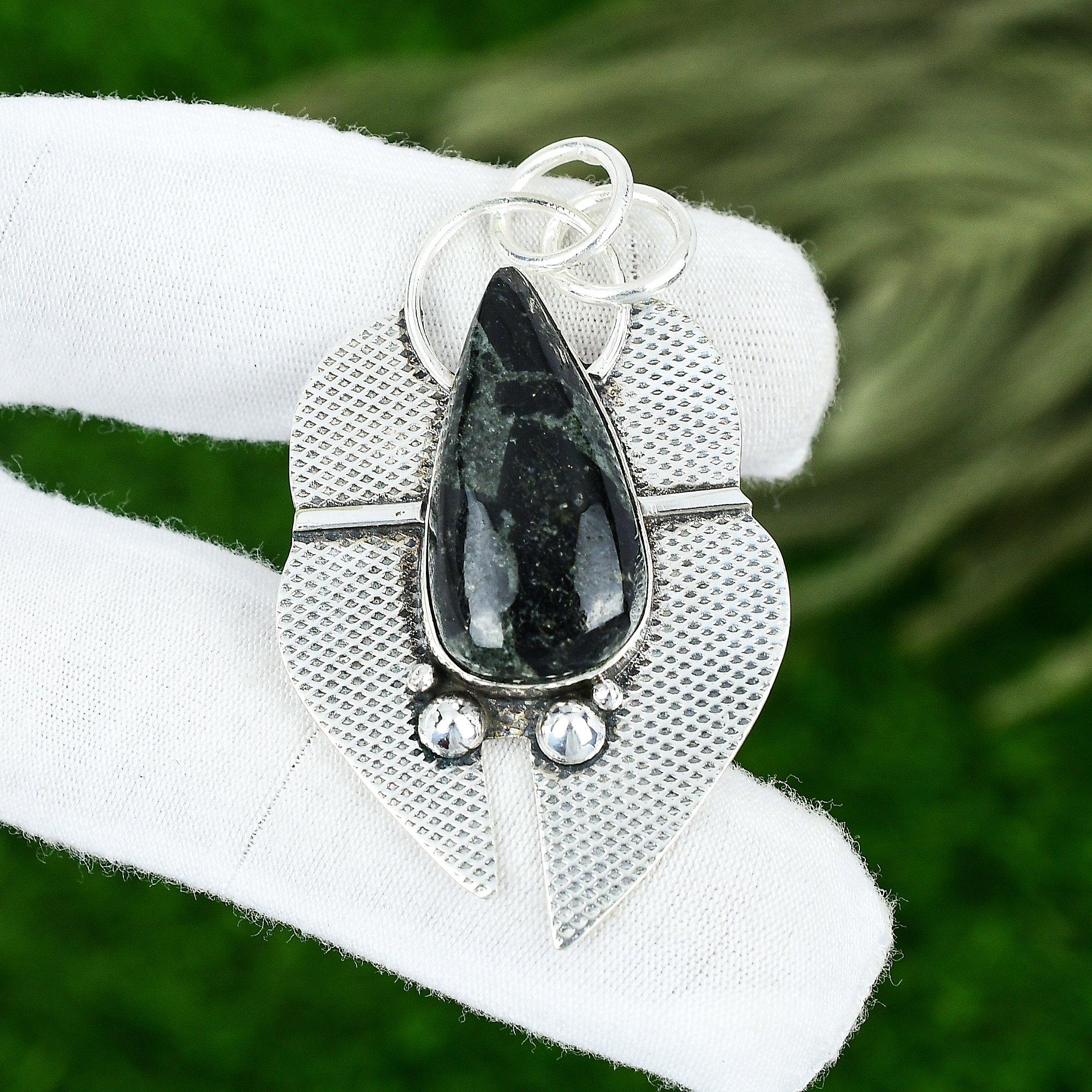 

Sterling Silver Natural Star Galaxy Elegant Bezel Daughter Boho Pendant Jewelry