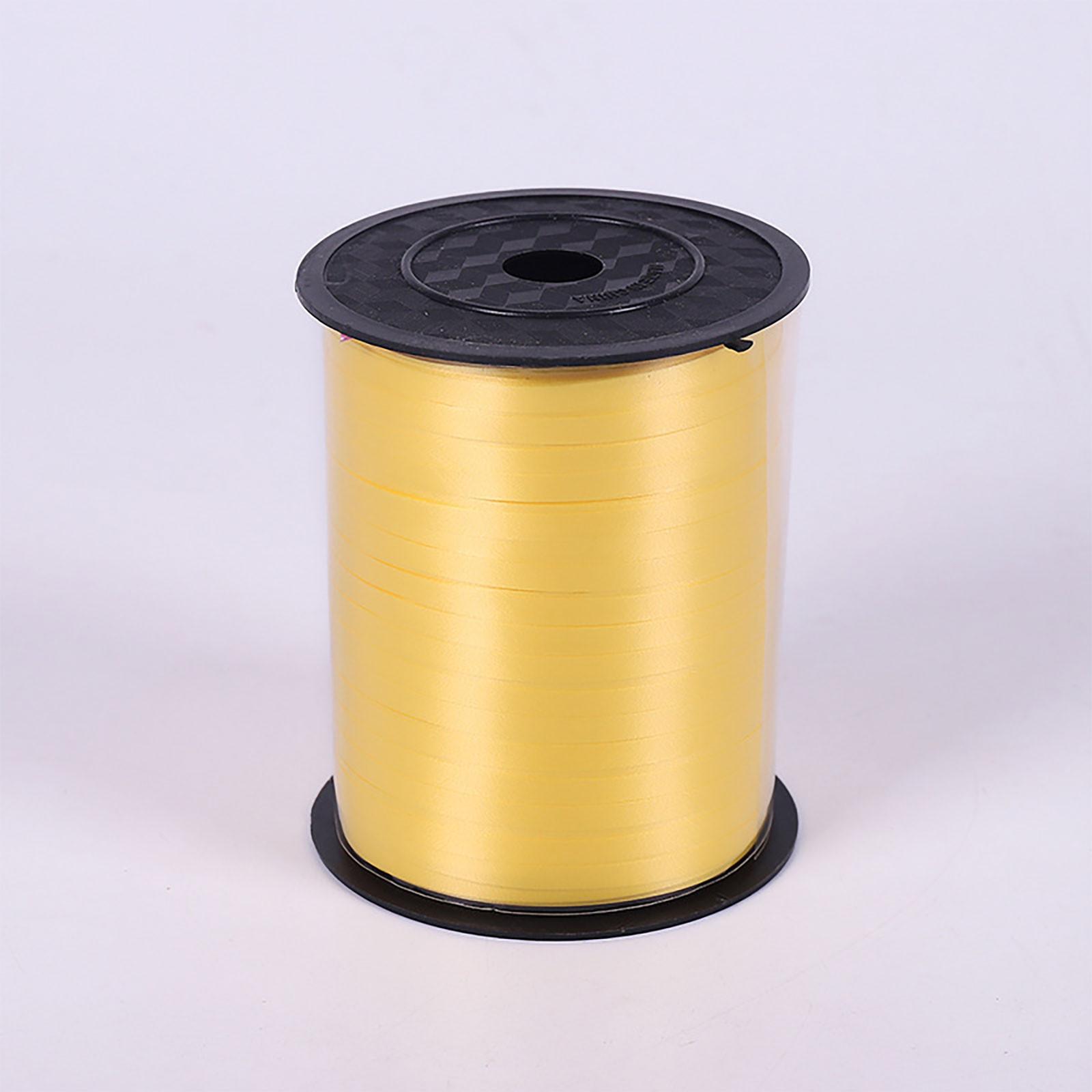 

Лента для завивки, ширина 1/5 дюйма, ширина 500 ярдов. Ленты для завивки для подарочной упаковки, украшения вечеринки, веревка для воздушных шаров, ленты для цветов флориста. One Size жёлтый