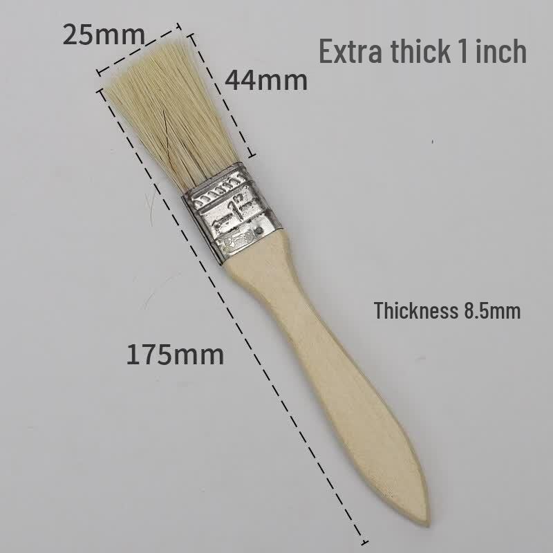 Multi-Purpose Wooden Handle Paint Brush Set