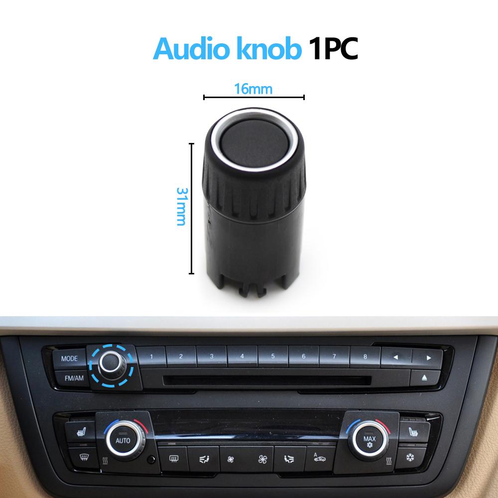 AC Heater Climate Control Switch Button Radio Volume Knob Cover For BMW 1 2 3 4 M4 Series F20 F21 F22 F87 F30 F31 F34 F32 F36