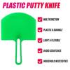 Plastic Material Putty Scoop Arc Shovel Wall Putty Skimming Trowel  Construction