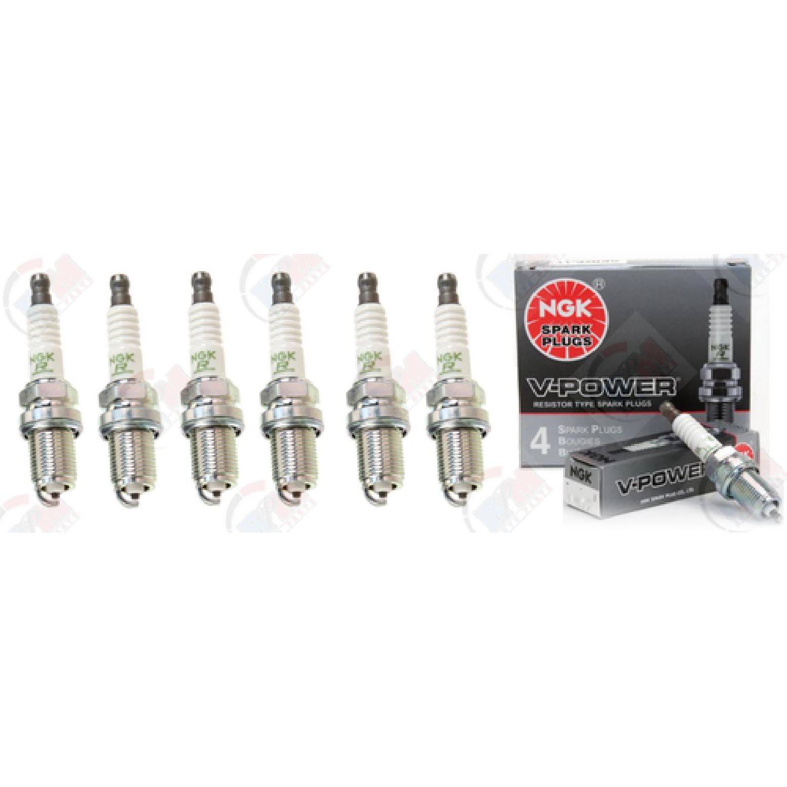 V-POWER  Spark Plugs (Set of 6) for 2003-2009 Kia Sorento 3.8L 3.3L 3.5L V6