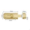 Brass Door Security Bolt Latch for Easy Installation In Various Settings