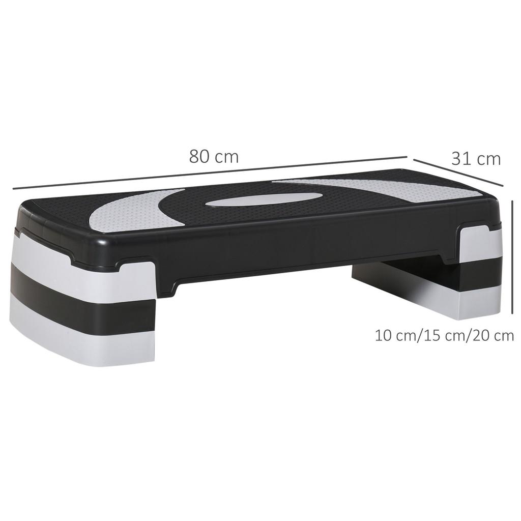 3 Level Aerobic Stepper Step Adjustable Block Board Training Yoga Fitness