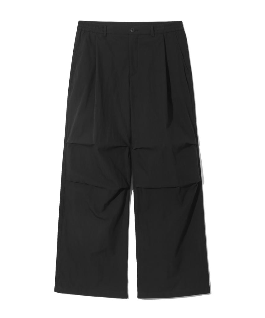 Base Moment Cn Wide Parachute Pants Black