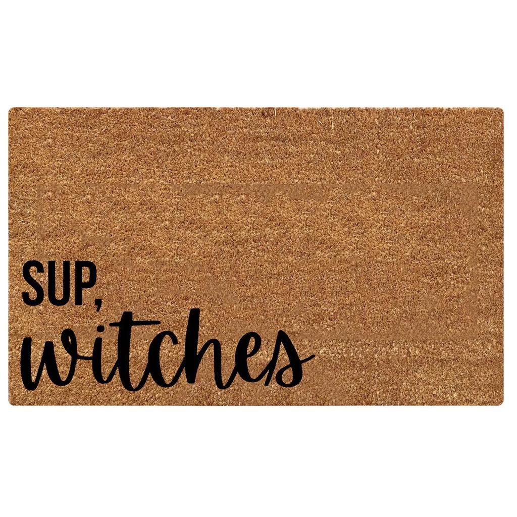 Terror Halloween Doormat Creativity Horror Witch Ghost Pumpkin Printed Halloween Party Area Rug Kitchen Mat Home Rugs