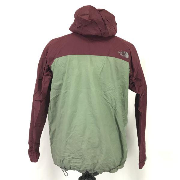 The North Face Nylon Parka Blouson Outer Jacket Men's S Khaki × Dark Red(USED)