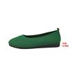 2024 Plus Size Knit Slip-On Round Toe Flats for Women