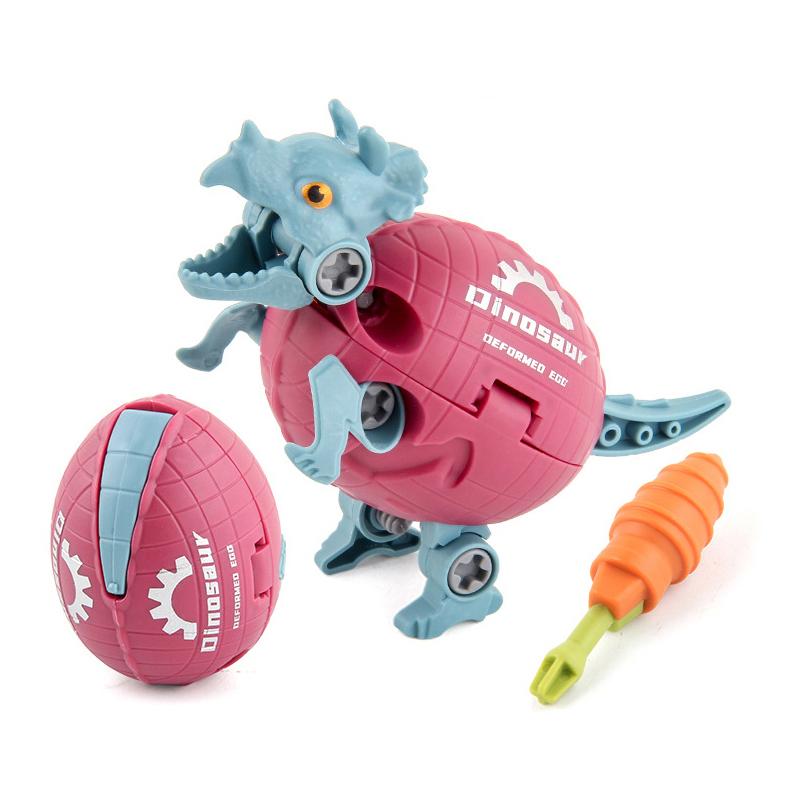 DIY Disassembly Assembly Dinosaur Toy Set Screw Nut Combination Assembling Dinosaur Model Educational Toy For Children Kids Gift