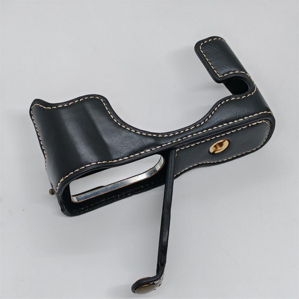 PU Leder Kamera Halbtasche Für Fujifilm X30 Fuji X-30 Batterieöffnung Bodenabdeckung