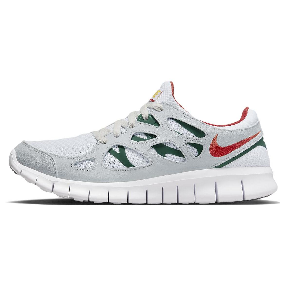 

Nike Free Run 2 Grey Cinnabar Gorge Green 537732-102 42.5
