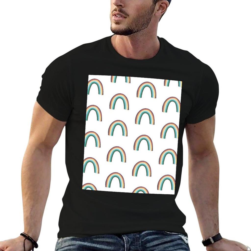 Behindertenstolz Flagge Regenbogen T-Shirt t shirts Baumwolle 100% Mann t shirt Sommer schwarzes Baumwoll-t-sh