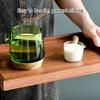 Wooden Food Serving Trays Rectangular Shape Wooden Trays for Crafts Kitchen Food Dish for Snacks Mini Bars Chocolate