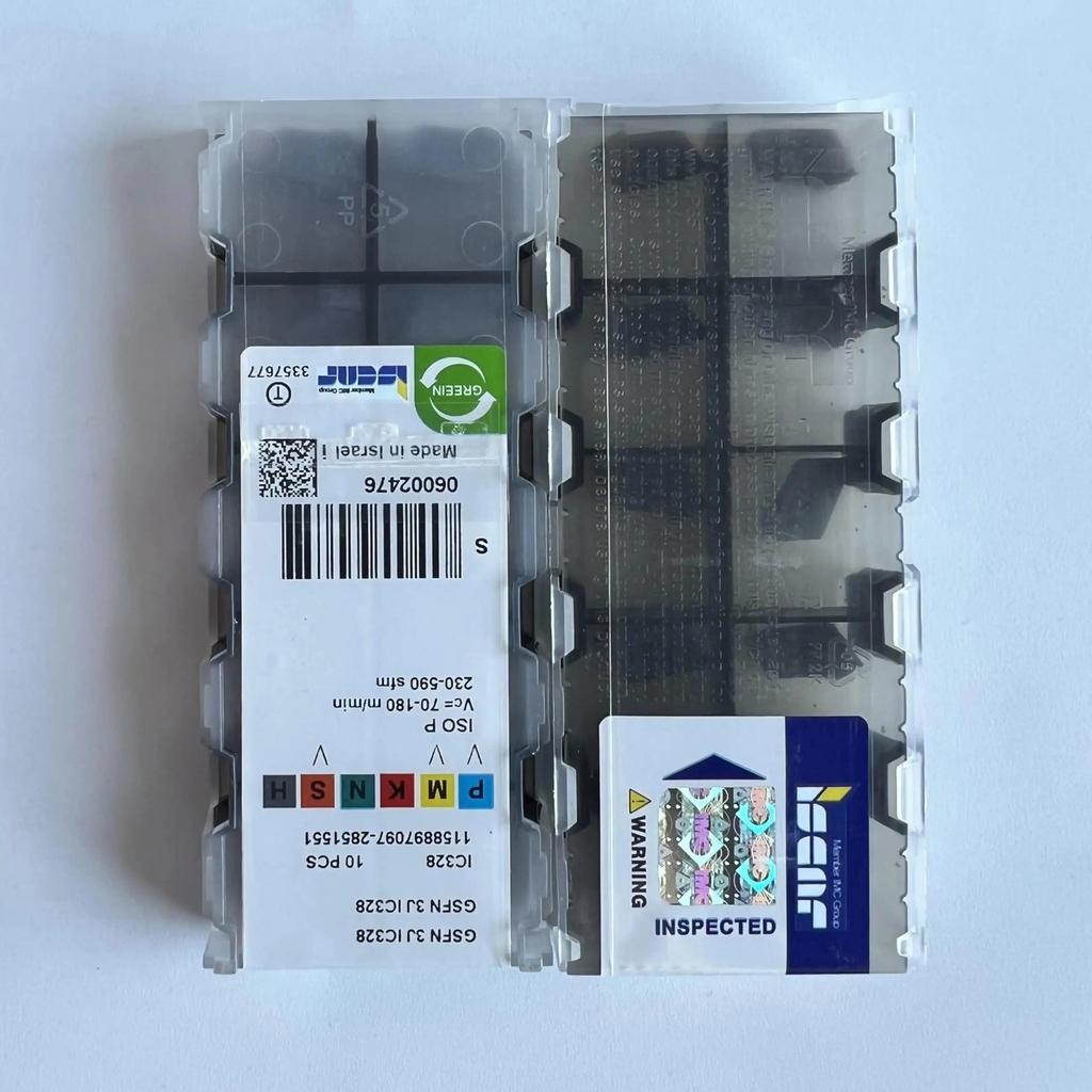 ISCAR / GSFN3J IC328 /Industrial indexable Carbide Inserts 10 PCS