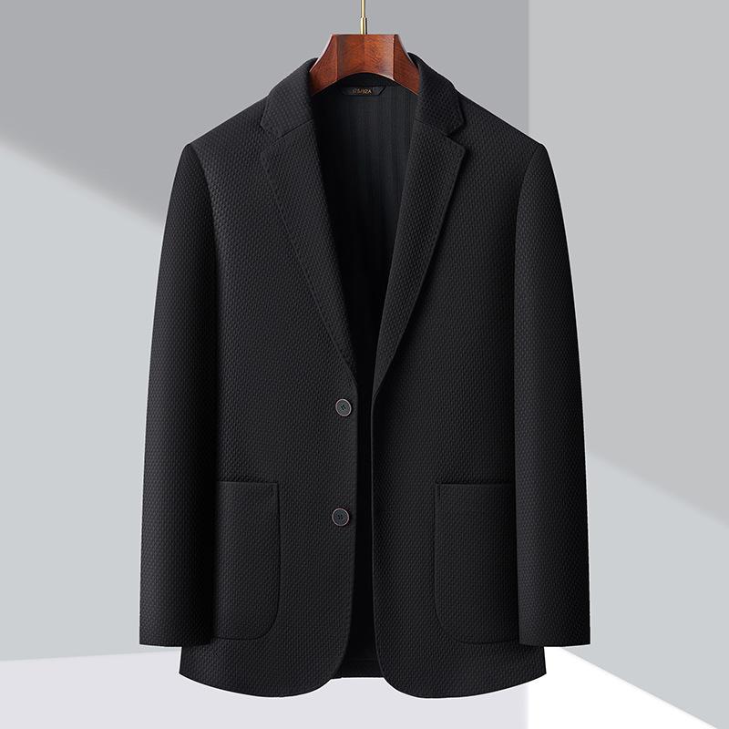Suit Men's Spring and Autumn New Business Dress Suit Middle-aged Casual Dad Jacket