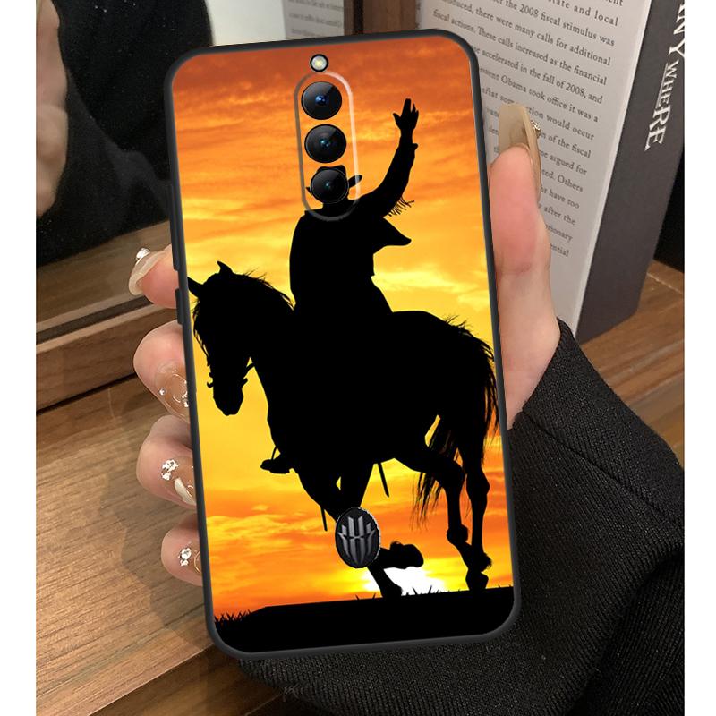 Rodeo Cowboy Lasso Horses Case For Nubia Red Magic 10 Pro Plus 6 7 Pro 6S 7S 5G 6R RedMagic 9S 8S 8 9 Pro Plus Coque