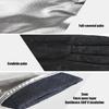 Heat Resistant Work Glove With Aluminum Foil Backing And Leather Palms For Industrial Camping High Temperature Tasks Use