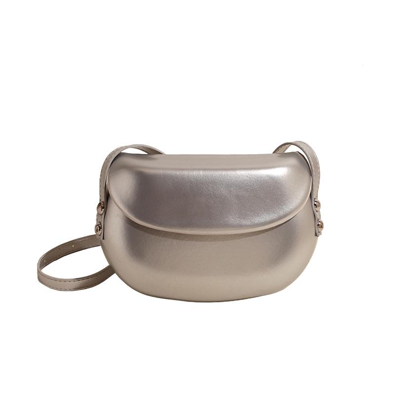 

Модная сумка женская новая универсальная сумка для мобильного телефона на плечо сумка-мессенджер серебряный