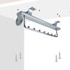 Telescopic Clothes Hanger Clothes Rack Storage Device for Wardrobe Vertical and Longitudinal Rod Clothes Hanging Rod