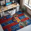 FOOTBALL Club Barcelona Pattern Rug, Indoor/Outdoor Mat, for Picnic, Gameroom, Bedroom, Office, Living Room, Home Decor Carpet, Birthday Gift