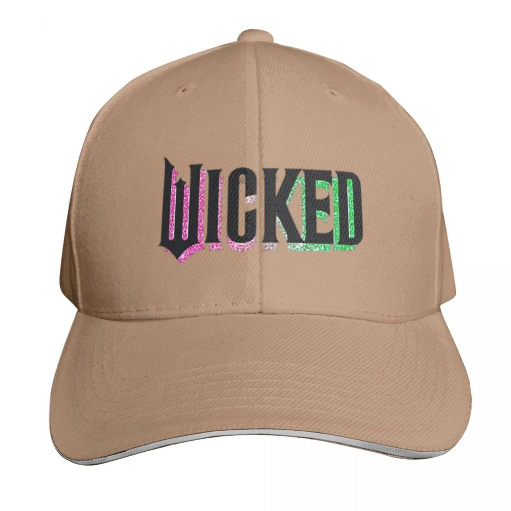 Wicked Movie Glinda And Elphaba Logo Cap Fashion Casual Baseball Caps Adjustable Hat Hip Hop Summer Unisex Baseball Hats