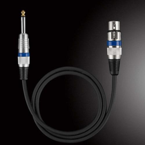 Canon Conversion Cable, Microphone Cable, XLR Cable, XLR To Phone Cable, Male To Female (1m)