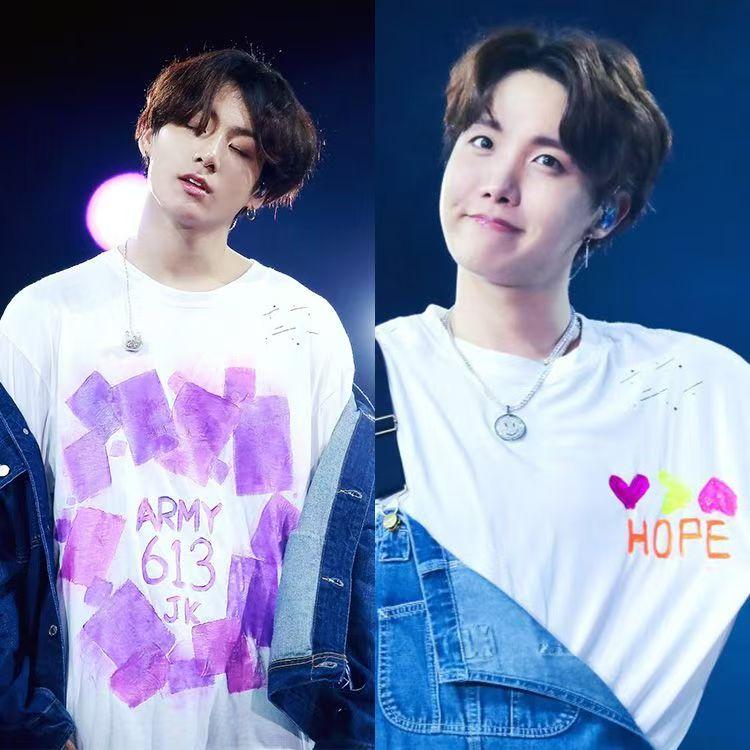 BTS Same Graffiti Concert T Shirt Kpop Fashion Printed Summer T