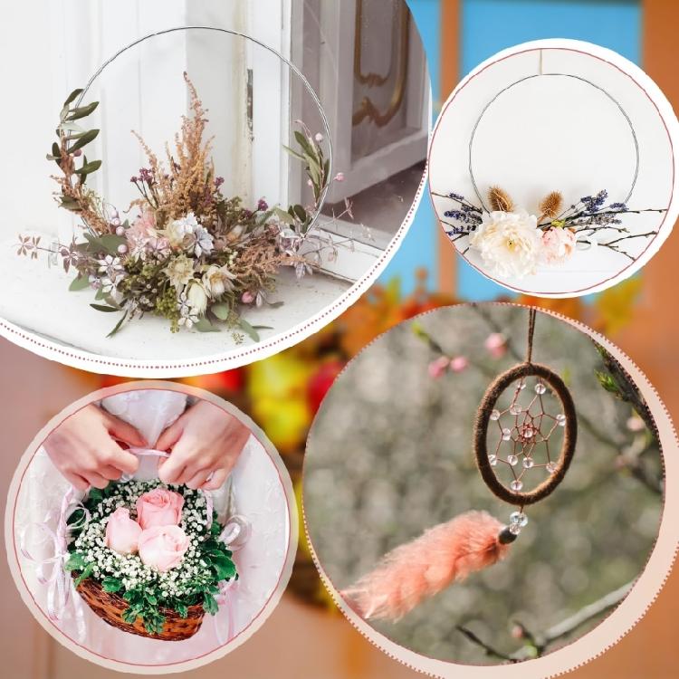 10Pcs Dream Catcher Craft Rings Heavy Duty Iron Dream Catcher Hoops for Dream Catcher Making Creative Crafting Project