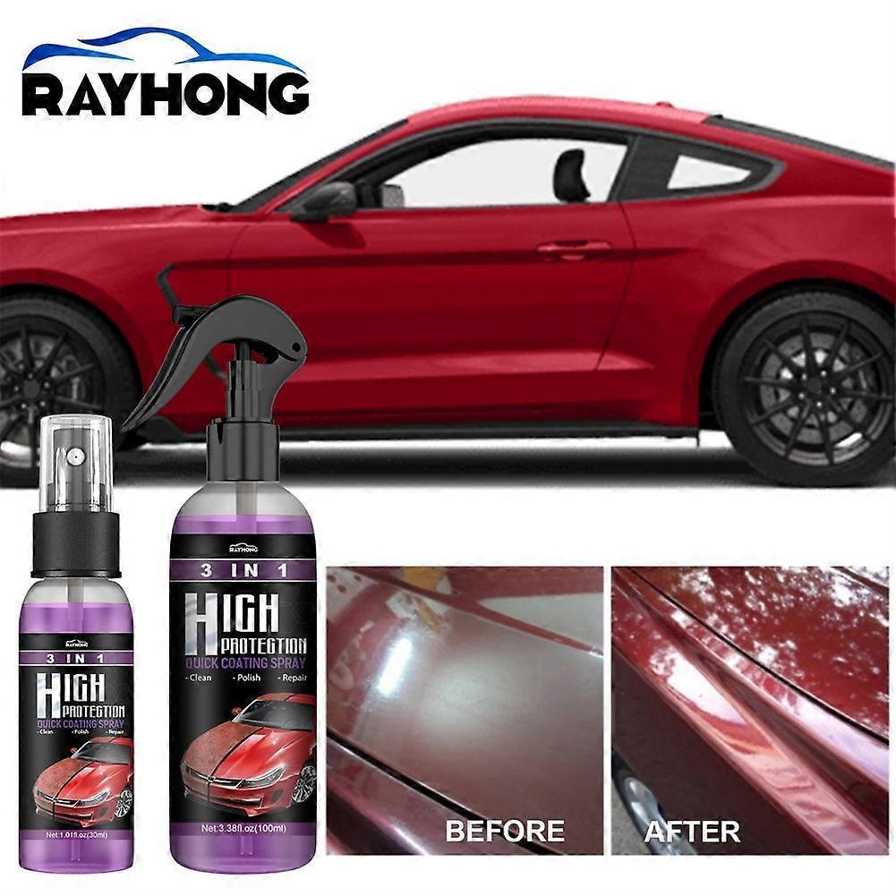 2PCS 100ml Car Ceramic Coating Spray 100ml Auto Nano Ceramic Coating Polishing Spraying Wax High Protection Car Paint Scratch Repair