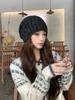 New face small autumn and winter fashion women's hats versatile casual knitted hats sweet and cute warm wool hats cold hats